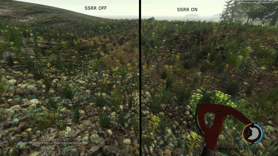 The Forest SSRR Taste - Grafikvergleich