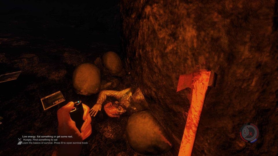 Der zerquetschte Höhlenforscher aus Update 0.08