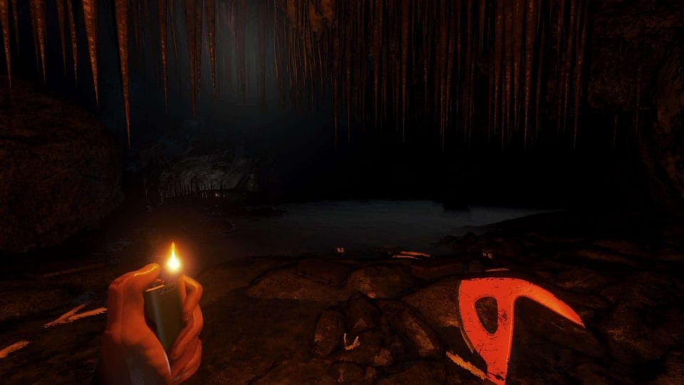 Wasser in Höhlen. In Version 0.11