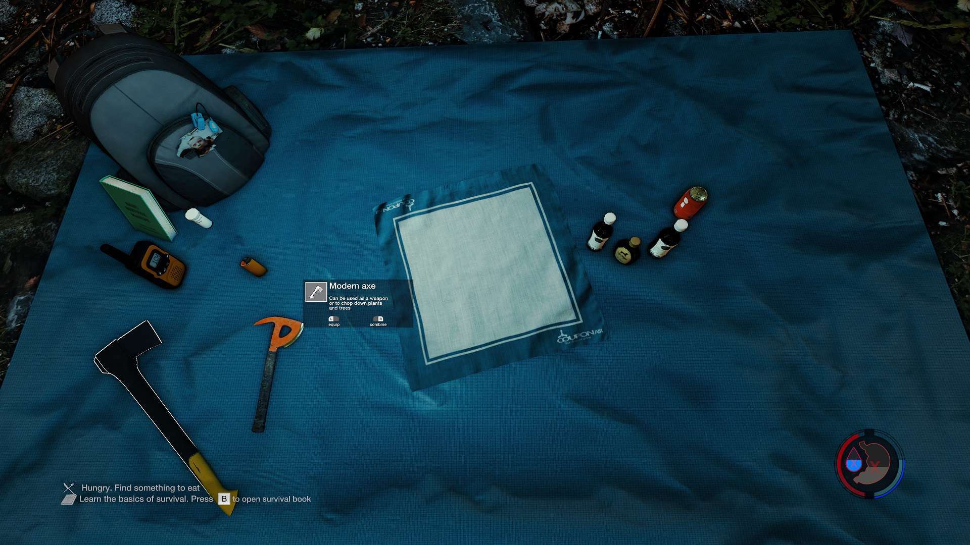 Moderne Axt im Inventar Version 0.19b