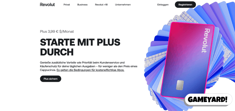 Revolut Plus Abo im Online Casino