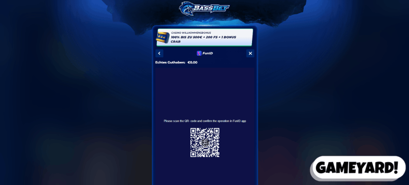 QR-Code im FunID Casino