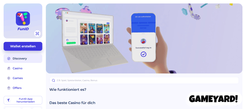 FunID Online Casino Registrierung