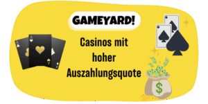 Casinos mit hoher Auszahlungsquote
