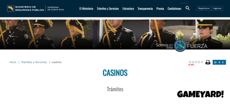 Casino-Lizenzbehörde in Costa Rica