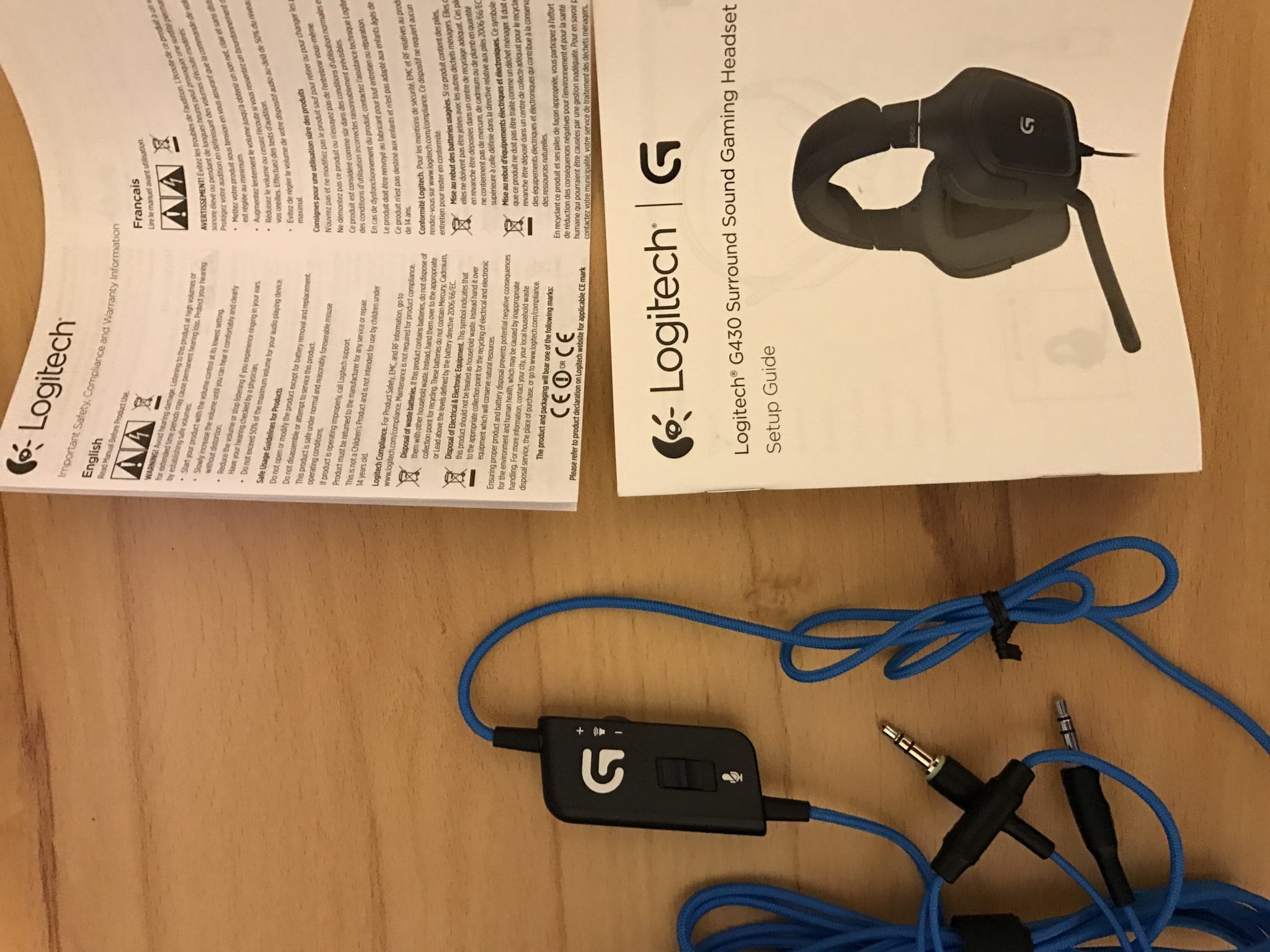 Logitech G430 Anleitungen