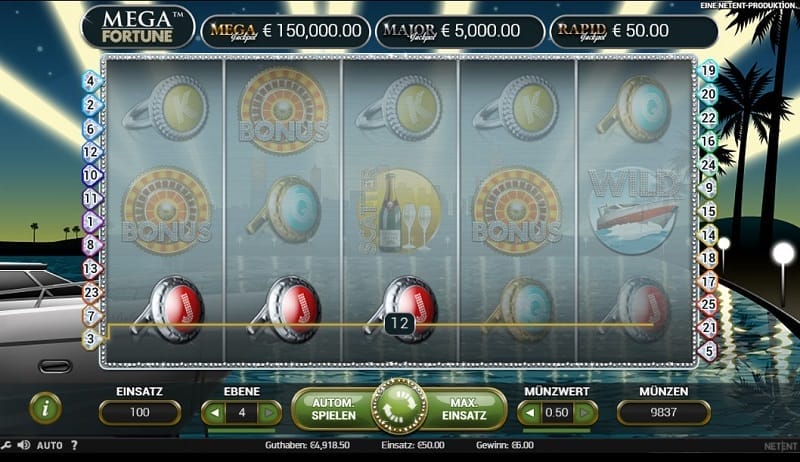 Mega Fortune Slot online