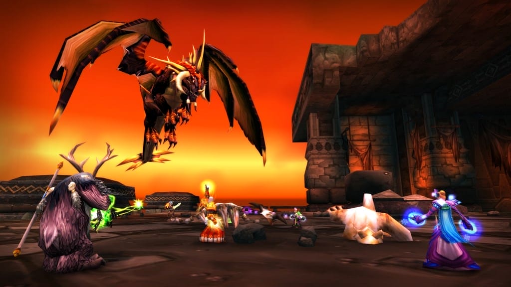 Nefarian im Blackwing Lair in WoW Classic